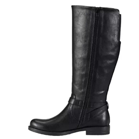 Baretraps Cassidy Faux Leather Women's Riding Boot BLACK - Picture 3 of 5